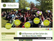 Tablet Screenshot of donbosco-haus.de